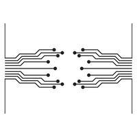 circuito logo vector elemento símbolo y diseño