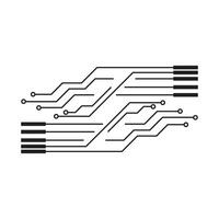 circuito logo vector elemento símbolo y diseño