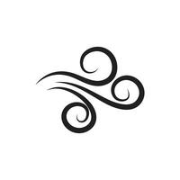 Wind logo vector symbol design