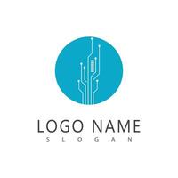 Circuit logo vector element symbol and design