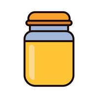 vector honey icon isolated on white background