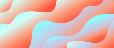 Dynamic wave gradient background vector