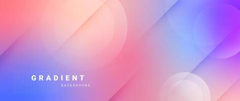 Abstract blurred color gradient background vector