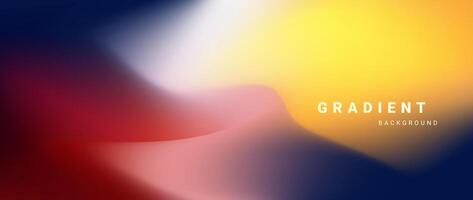 Abstract blurred color gradient background vector