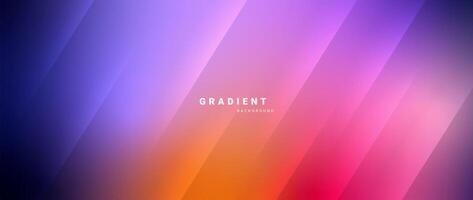 Abstract blurred color gradient background vector