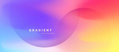 Abstract blurred color gradient background vector