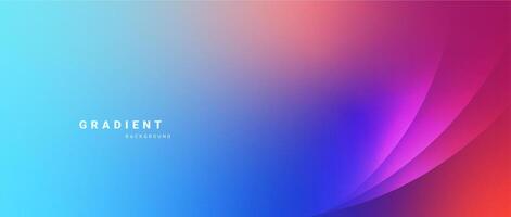 Abstract blurred color gradient background vector