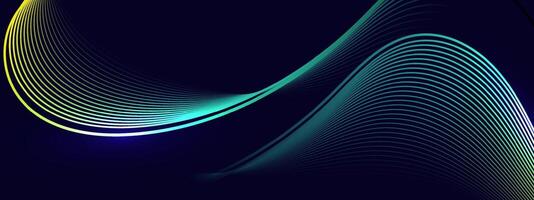 Abstract background with flowing lines. Dynamic waves. vector