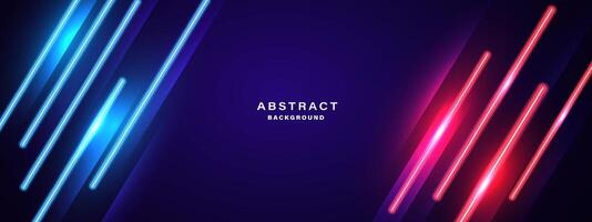 Abstract glowing neon lights background vector