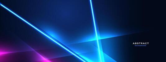 Abstract futuristic background with glowing light vector