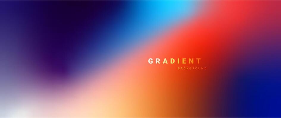 Abstract blurred color gradient background