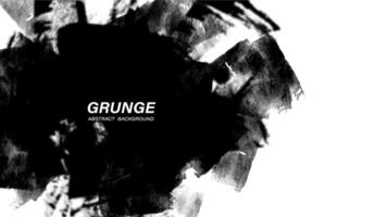 Black and white abstract grunge paint texture background. vector