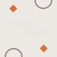 Complex abstract geometric shape with pale details vector background template