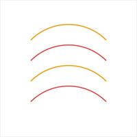 Flat abstract geometric wallpaper vector element
