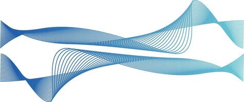 Wave line colorful abstract vector element