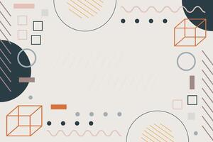 complejo resumen geométrico forma con pálido detalles vector antecedentes modelo