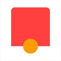 Flat abstract geometric wallpaper vector element