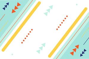 Flat abstract geometric wallpaper vector background template