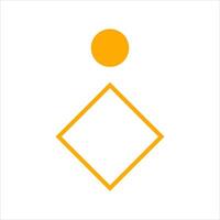 Flat abstract geometric wallpaper vector element