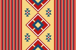 Geometric ethnic oriental seamless pattern. Can be used in fabric design for clothing, textile, wrapping, background, wallpaper, batik, carpet, embroidery style vector