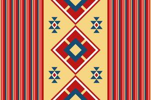 geométrico étnico oriental sin costura modelo. lata ser usado en tela diseño para ropa, textil, envase, fondo, fondo de pantalla, batik, alfombra, bordado estilo vector