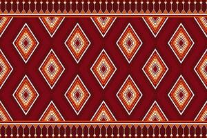 Geometric ethnic oriental seamless pattern. Can be used in fabric design for clothing, textile, wrapping, background, wallpaper, batik, carpet, embroidery style vector