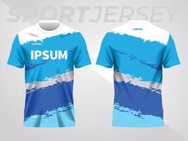 azul resumen antecedentes y modelo para deporte jersey modelo vector