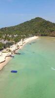 Antenne Aussicht von Paradies Strand auf koh Phi Phi Insel, Thailand video