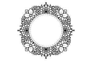 Mandala Pattern Vector Design on white background illustration