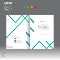 folleto cubrir diseño para corporativo y ninguna utilizar vector