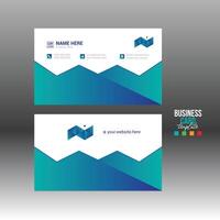business card for corporate and any use vector