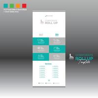 roll up banner for any best use vector