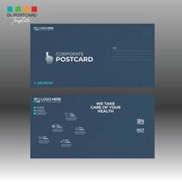 Postcard Design for any best use vector