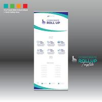 roll up banner for any best use vector