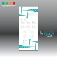 roll up banner for any best use vector