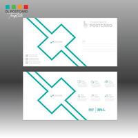 Postcard Design for any best use vector