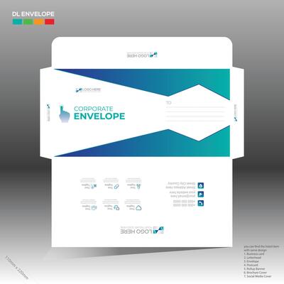 envelope for corporate and any use