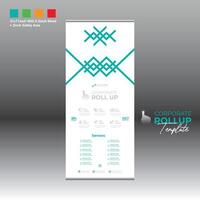 roll up banner for any best use vector