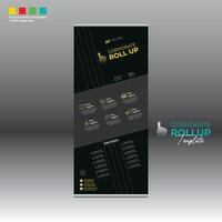 roll up banner for any best use vector