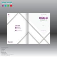 folleto cubrir diseño para corporativo y ninguna utilizar vector