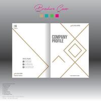 folleto cubrir diseño para corporativo y ninguna utilizar vector