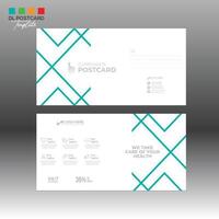 Postcard Design for any best use vector