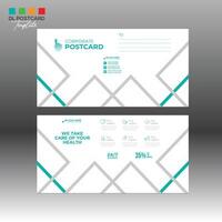 Postcard Design for any best use vector