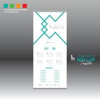 roll up banner for any best use vector