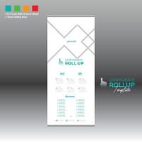 roll up banner for any best use vector