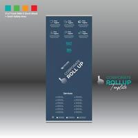 roll up banner for any best use vector