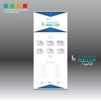 roll up banner for any best use vector