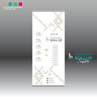 roll up banner for any best use vector