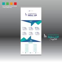 roll up banner for any best use vector