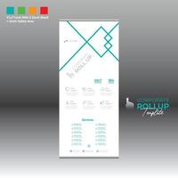 roll up banner for any best use vector